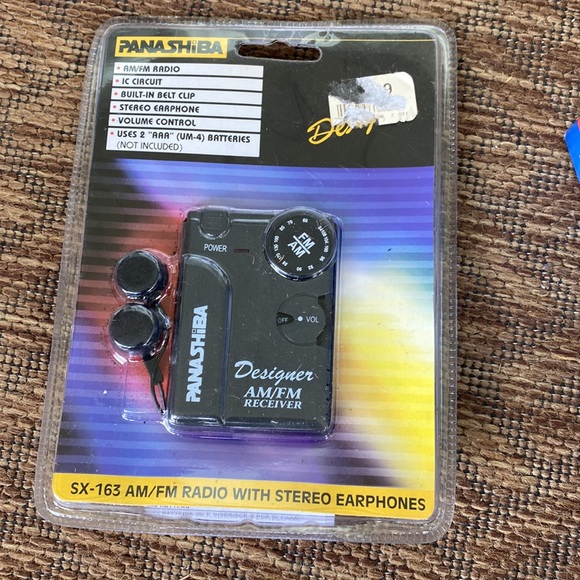 Vintage panashiba am/fm radio with stereo earphones - Picture 7 of 7